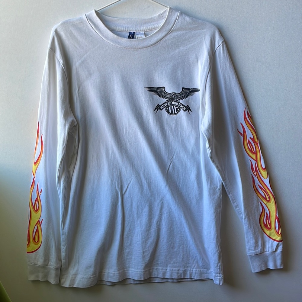 DIVIDED by H&M Men’s Long Sleeve Shirt | White | Small